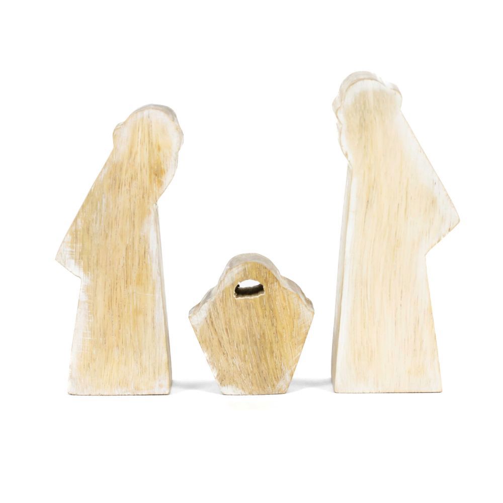 Mango Wood Nativity Cutouts