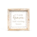 Visiting Hours Bereavement Signs