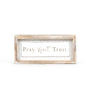 Pray Wait Trust Bereavement Signs