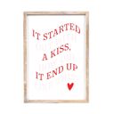 Started Out With a Kiss Valentine's Day Signs