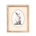 Bunny & Tulip Spring & Easter Wood Framed Signs