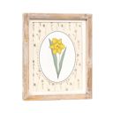 Chicks & Daffodil Spring & Easter Wood Framed Signs