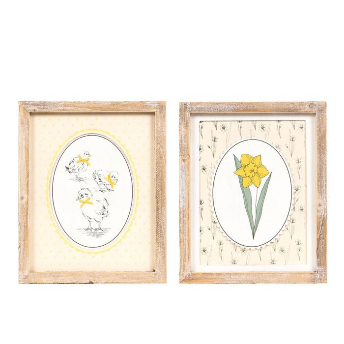 Spring & Easter Wood Framed Signs