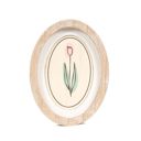 Oval Tulip Spring & Easter Wood Framed Signs