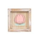 3D Tulip & Daffodil Spring & Easter Wood Framed Signs