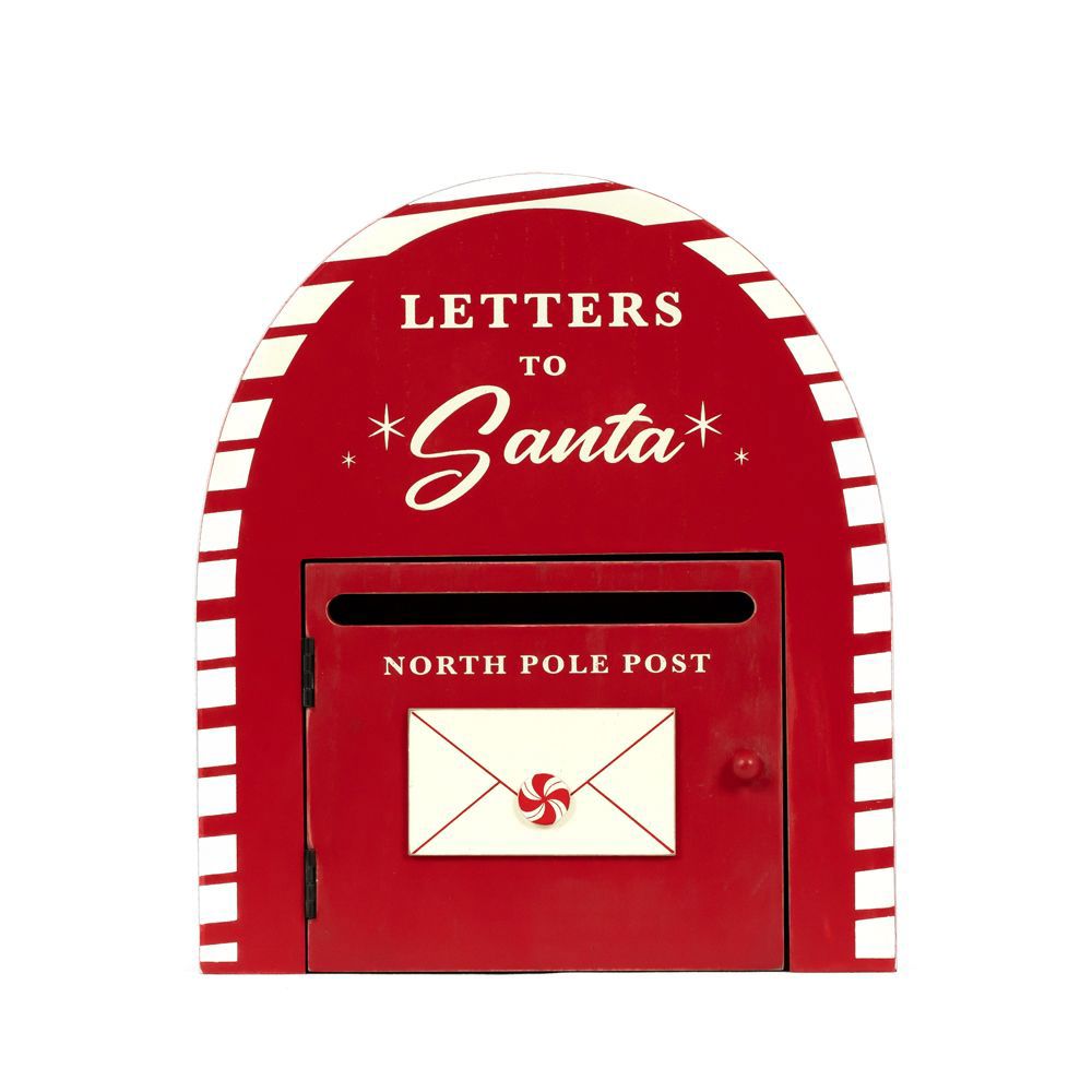 Letters to Santa Wood Mailbox