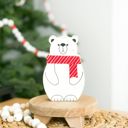 Polar Bear Christmas Wood Cutouts