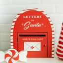  Letters to Santa Wood Mailbox