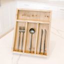 Wood Utensil Organizer Tray Kitchen Organizers & Accessories