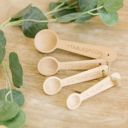 Natural Wood Measuring Spoon - Set of 4 Kitchen Organizers & Accessories