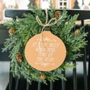 Most Wonderful Time of the Year Christmas Wood Hanging Plaque