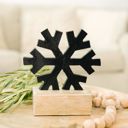 Snowflake Christmas Cutouts on a Stand