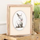 Bunny & Tulip Spring & Easter Wood Framed Signs