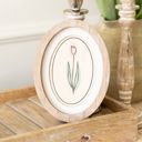 Oval Tulip Spring & Easter Wood Framed Signs