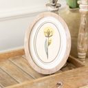 Oval Daffodil Spring & Easter Wood Framed Signs