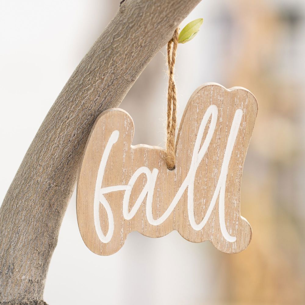 Natural Wood Fall Ornaments