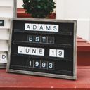 4 Ledge Black Wood Letterboards