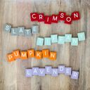 Crimson Letter - Set of 70 Wood Letter Tile Sets