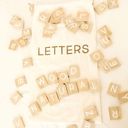  Wood Letter Tile Sets