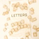 Natural Letter - Set of 70 Wood Letter Tile Sets