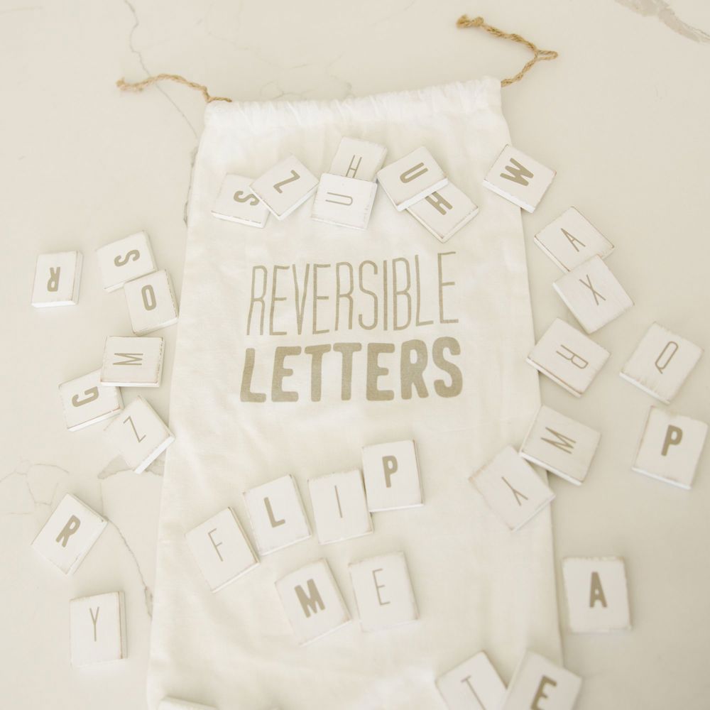 Wood Letter Tile Sets