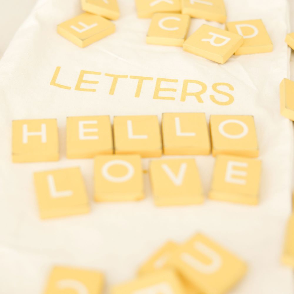 Wood Letter Tile Sets