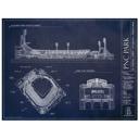 18x24" unframed print PNC Park MLB Ballpark Unframed Art Prints