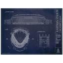 18x24" unframed print Kauffman Stadium MLB Ballpark Unframed Art Prints