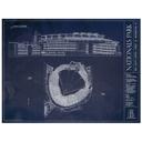 18x24" unframed print Nationals Park MLB Ballpark Unframed Art Prints