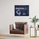 18x24" unframed print Oracle Park MLB Ballpark Unframed Art Prints