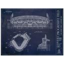 18x24" unframed print Progressive Field MLB Ballpark Unframed Art Prints