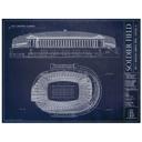 18x24" unframed print Soldier Field NFL Stadium Unframed Art Prints