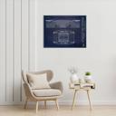 18x24" unframed print NRG Stadium NFL Stadium Unframed Art Prints