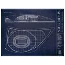 18x24" unframed print SoFi Stadium NFL Stadium Unframed Art Prints