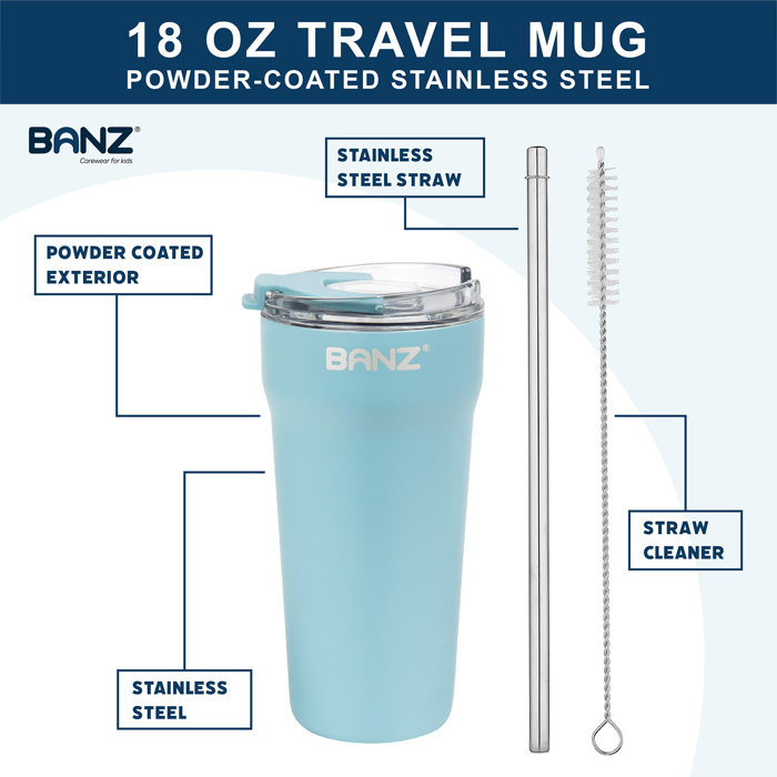 Travel Spill-Proof Travel Cup with Lid 18oz
