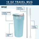  Travel Spill-Proof Travel Cup with Lid 18oz