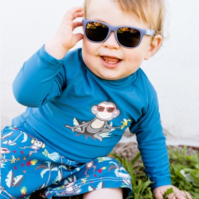 Baby Beachcomber Wrap Around Sunglasses