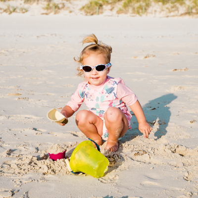 Baby Wrap Around Sunglasses - Bubzee Polarized Wrap Around