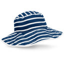 Navy Stripe Childrens Sun Hats with UPF 50+ Protection - Reversible UPF 50+