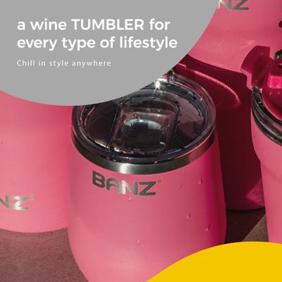 Picnic Wine Insulated Stainless Tumbler 12oz