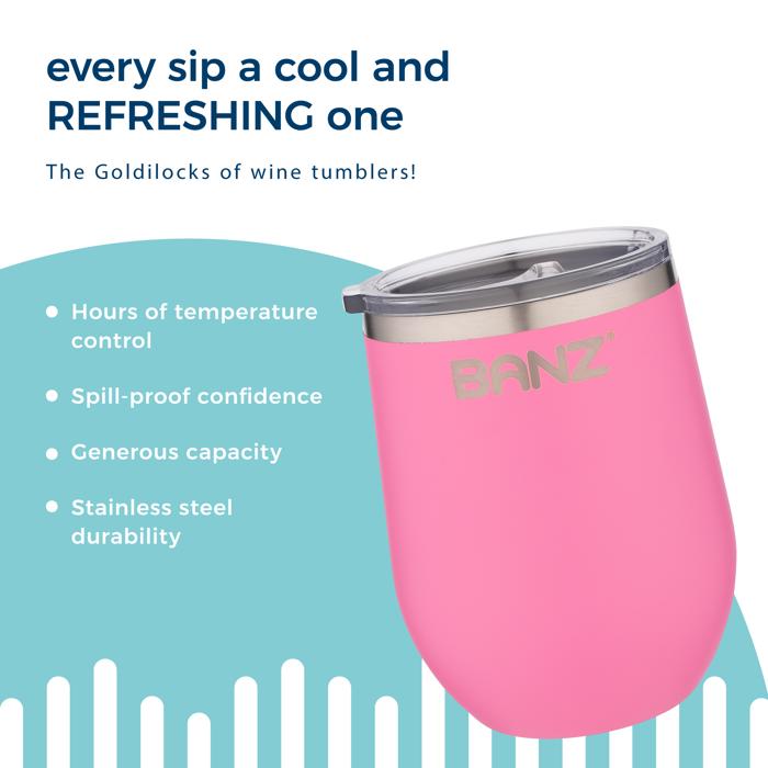 Picnic Wine Insulated Stainless Tumbler 12oz