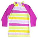 Sun Blossom Stripe 3-6M Baby Long Sleeve Rash Guard
