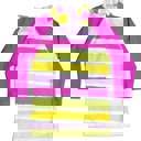 Sunblossom Stripe 2T Girls 2 Long Sleeve Rashguards