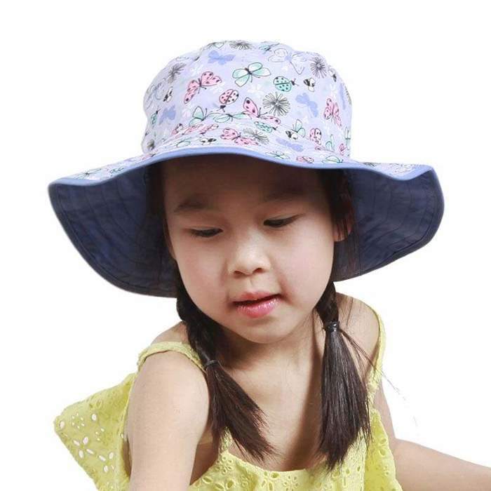 Childrens Sun Hats with UPF 50+ Protection - Reversible UPF 50+