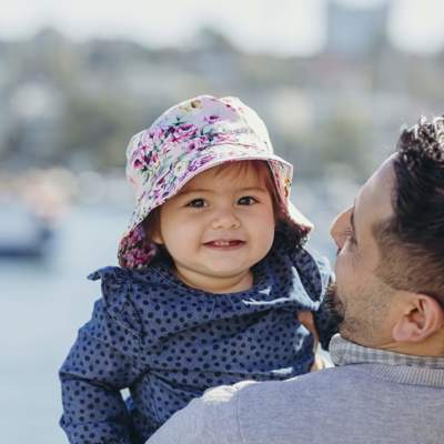 Girls Sun Hats with UPF 50+ Protection with Bow
