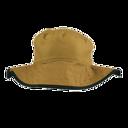 Black/Tan Solid  Toddler Reversible Sun Hats with UPF 50+ Protection
