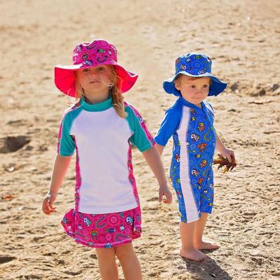  Toddler Reversible Sun Hats with UPF 50+ Protection