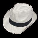 Black SMALL Fedora Sunhat with Band Detail