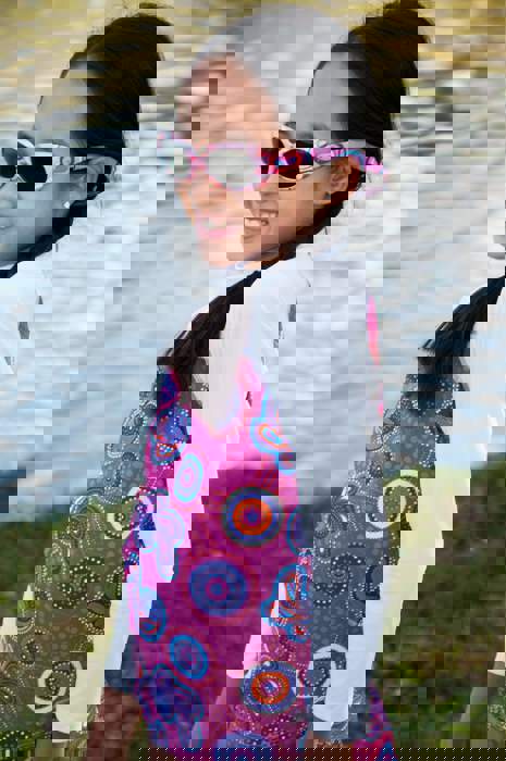 Kids Wrap Around Sunglasses - Patterns