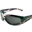 Jungle Green Kids Wrap Around Sunglasses - Wrap Style Patterns